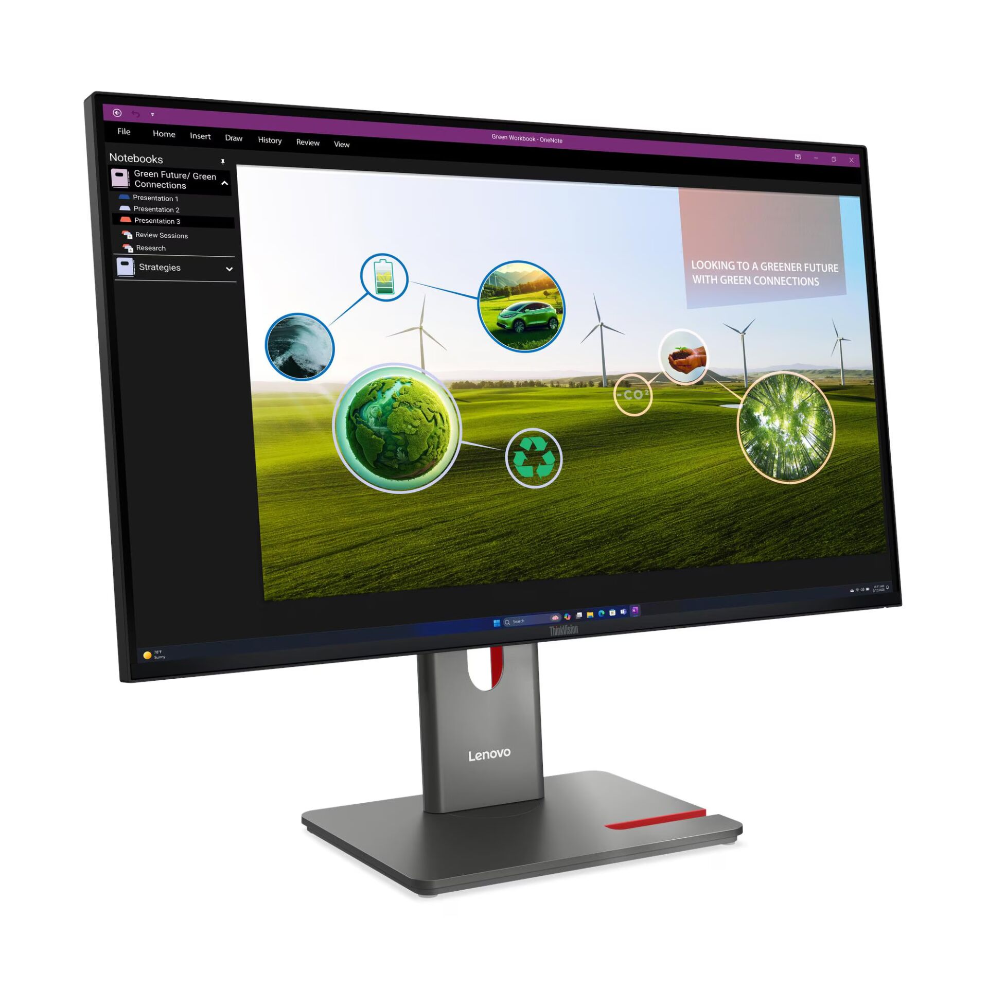 LENOVO ThinkVision P27Q-40 64A7GAR6TK QHD IPS 120HZ PİVOT MONITOR